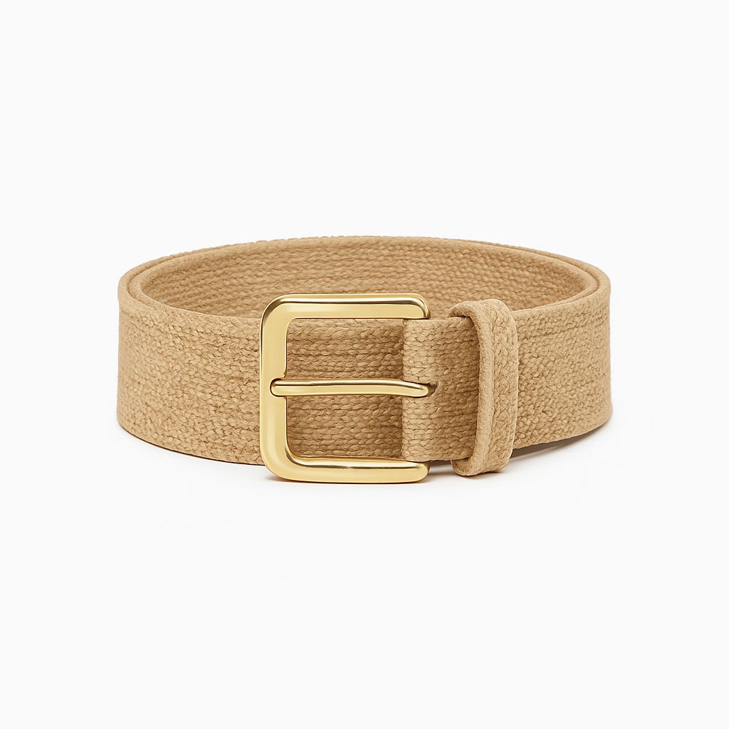 Beige Jutegürtel - Wickden Gürtel