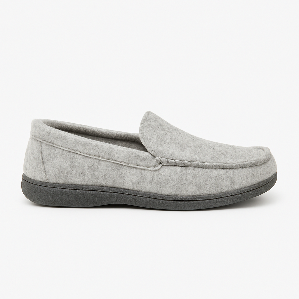 Graue Filz-Mokassins - Wickden Schuhe