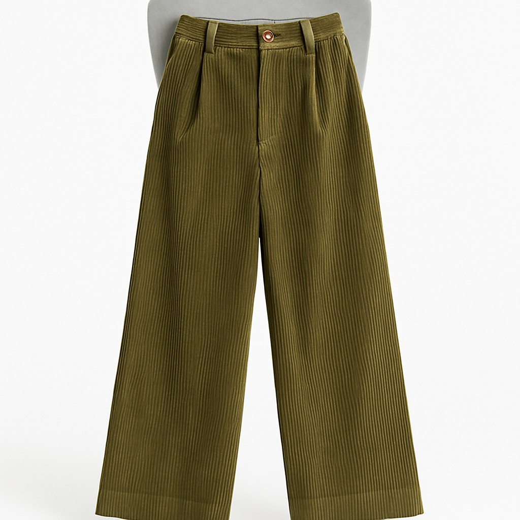 Olivegrüne Cordhose - Wickden Hosen